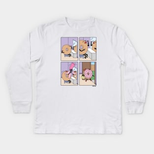 Donut Glaze Kids Long Sleeve T-Shirt